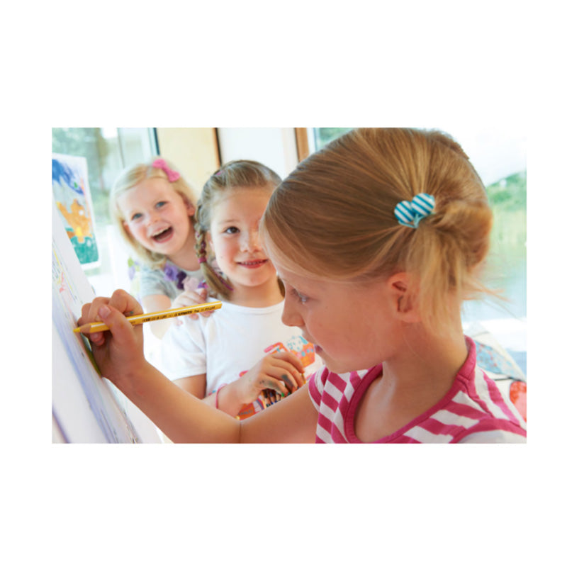 Creioane colorate Stabilo Trio® thick, 4.2 mm, 24 culori / set, etui carton