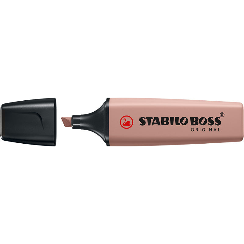 Textmarker Stabilo Boss Original, negru de pamant