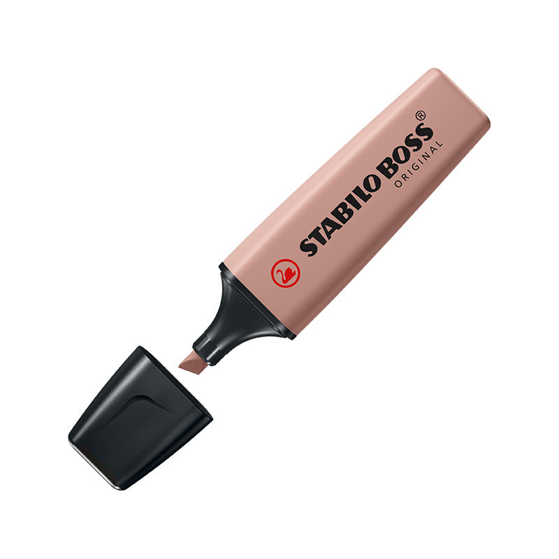 Textmarker Stabilo Boss Original, negru de pamant
