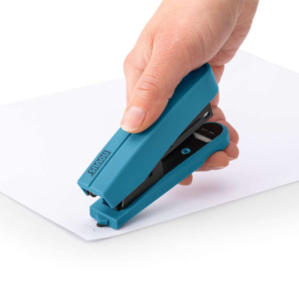 Capsator B 10 Professional ColorID 2.0, 15 coli, capse nr.10, adancime 4.5 cm, bright petrol