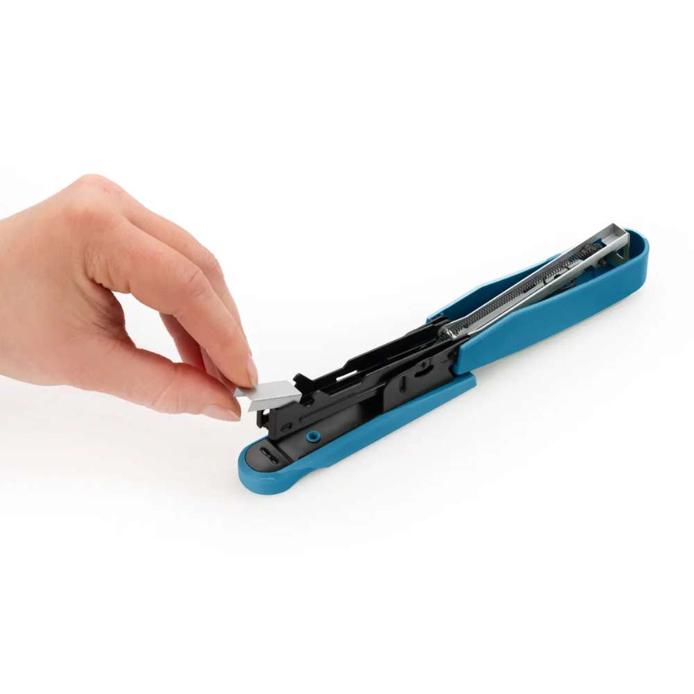 Capsator B 10 Professional ColorID 2.0, 15 coli, capse nr.10, adancime 4.5 cm, bright petrol