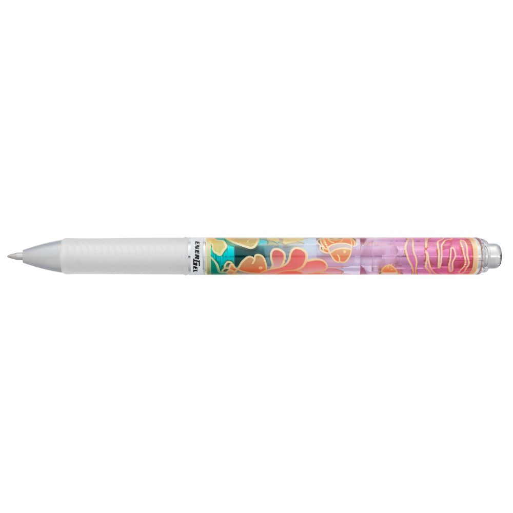 Roller cu gel Pentel EnerGel Marine, 0.7 mm, cu mecanism, albastru, 6 bucati / set