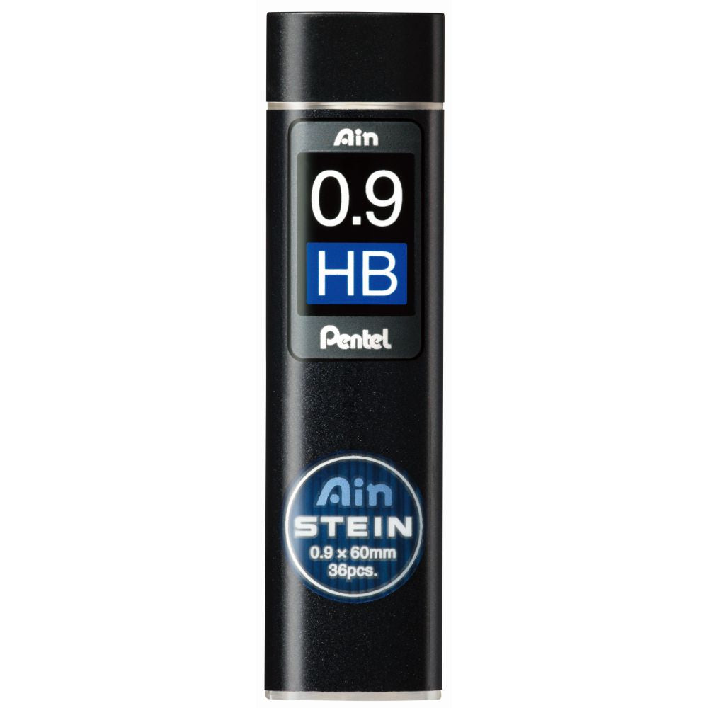 Mine creion mecanic Pentel Ain Stein, 0.9 mm, HB, 36 bucati / set