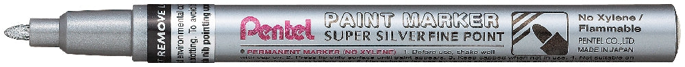 Marker permanent Pentel Paint Marker MSP10, 2.9 mm, cu vopsea, auriu