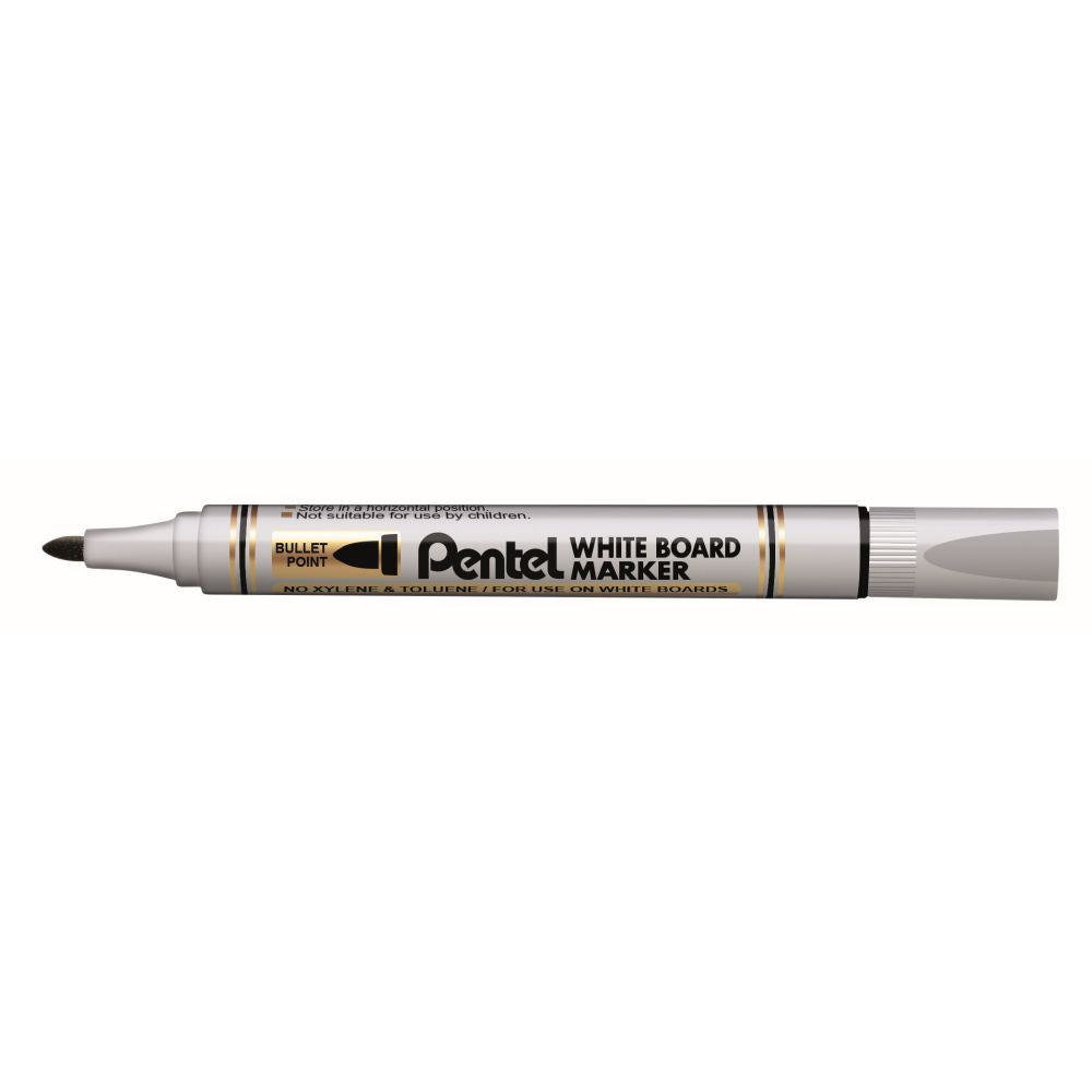 Marker pentru tabla Pentel MW85, varf rotund, 4.2 mm, negru
