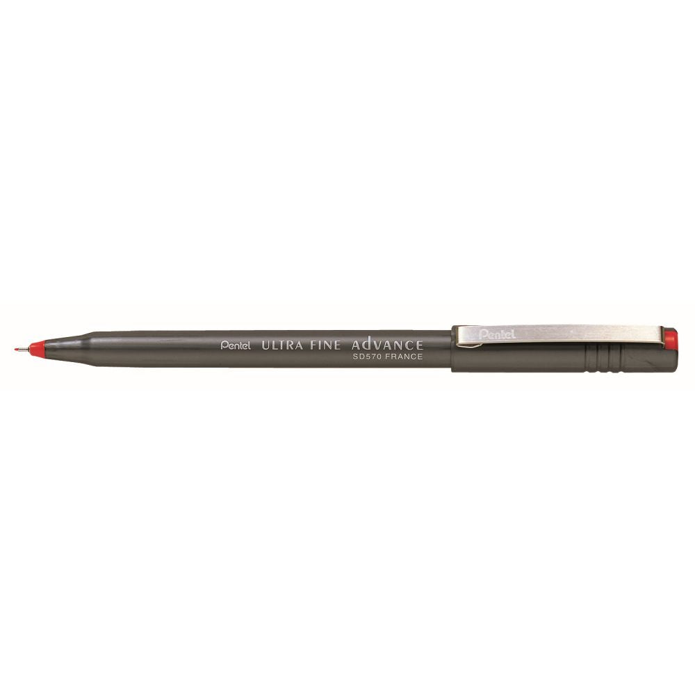 Liner Pentel Ultra Fine 0.6mm, rosu