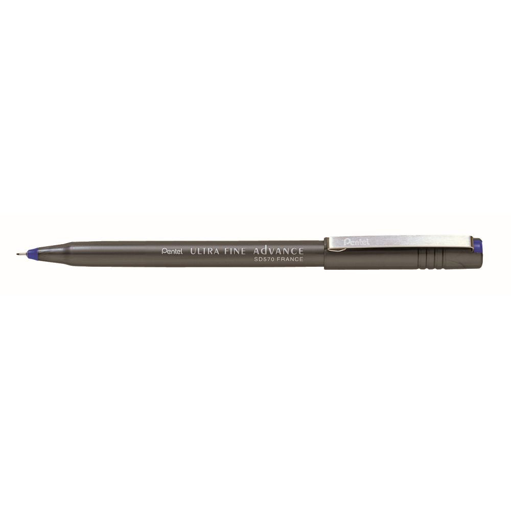 Liner Pentel Ultra Fine 0.6mm, albastru