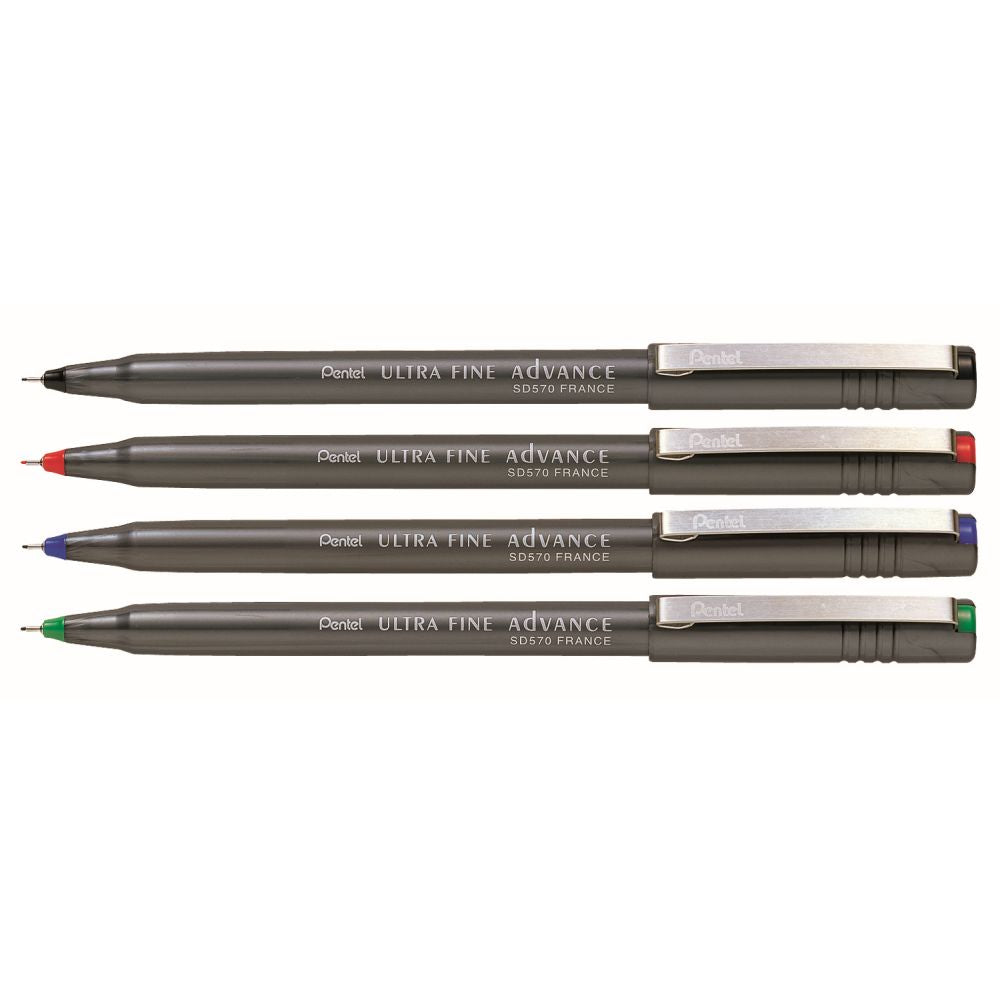 Liner Pentel Ultra Fine 0.6mm, rosu