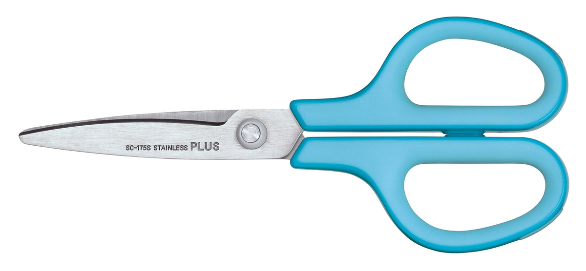 Foarfeca Plus Smart, 17.5 x 5.6 cm, din otel inoxidabil, bleu