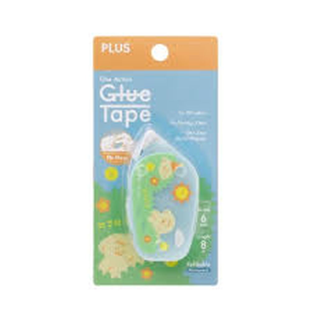 Banda adeziva pentru lipire Plus TG-1910, 6mm x 8m, editie Kawaii, Niko-Niko