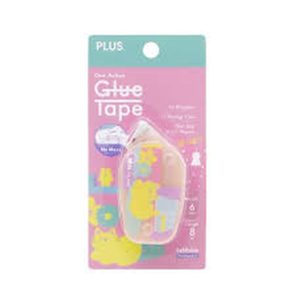 Banda adeziva pentru lipire Plus TG-1910, 6mm x 8m, editie Kawaii, Potsu-Potsu