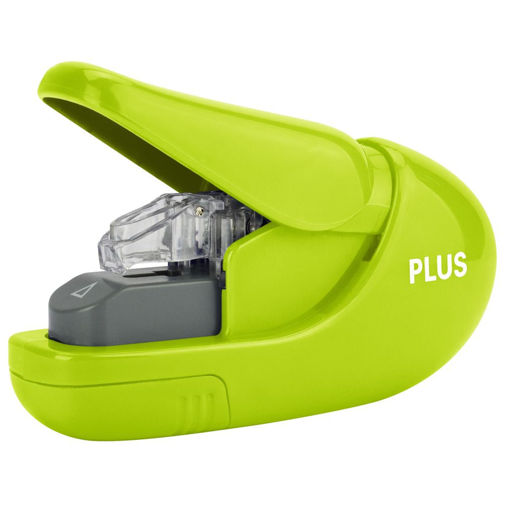 Capsator fara capse Plus SL-106, capacitate 5 coli, verde