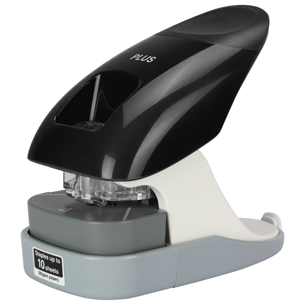 Capsator fara capse Plus SL-112, capacitate 10 coli, negru