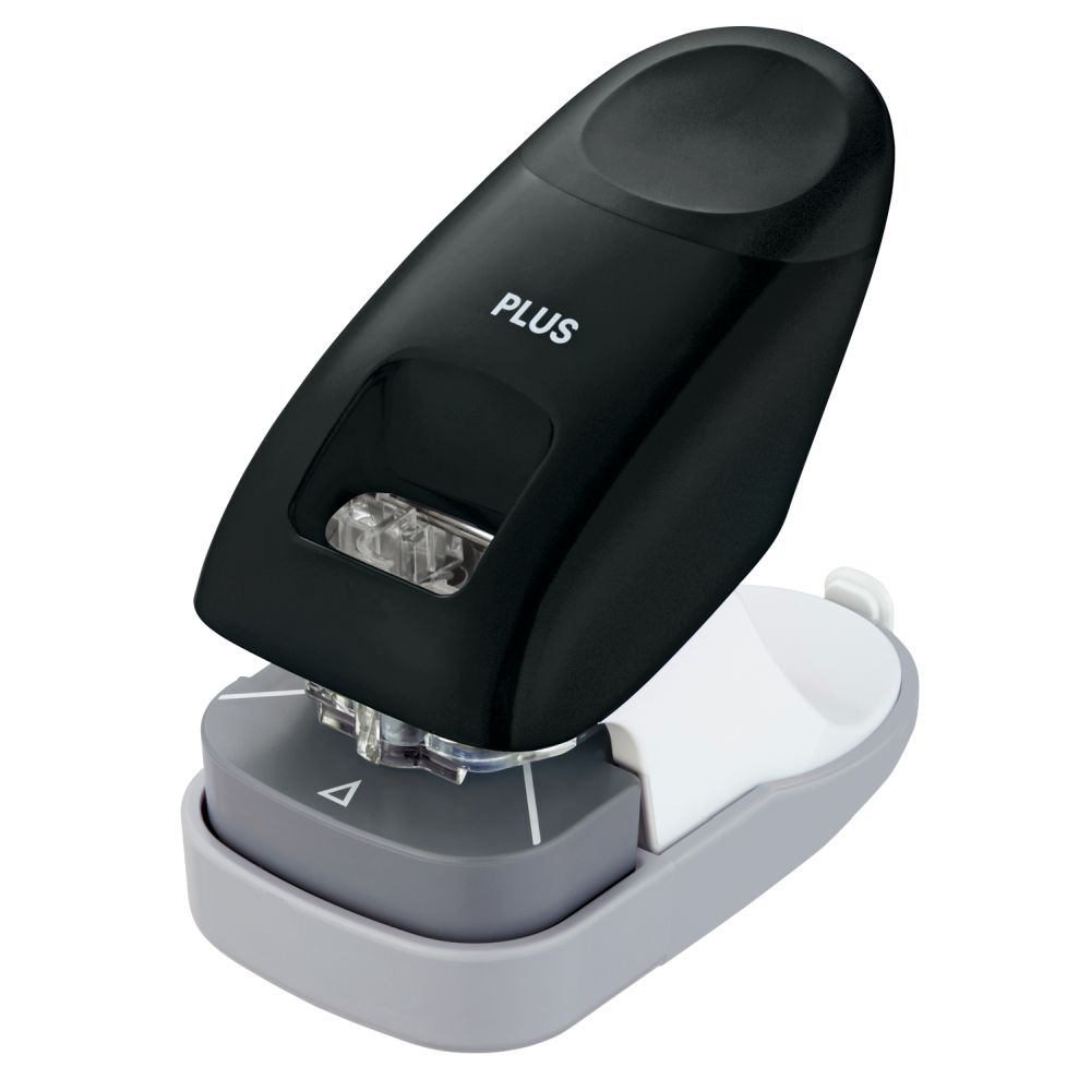 Capsator fara capse Plus SL-112, capacitate 10 coli, negru