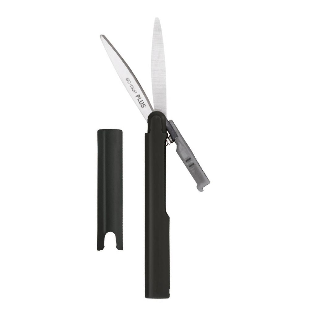 Foarfeca Plus, de buzunar, 13.5 x 4.2 cm, negru