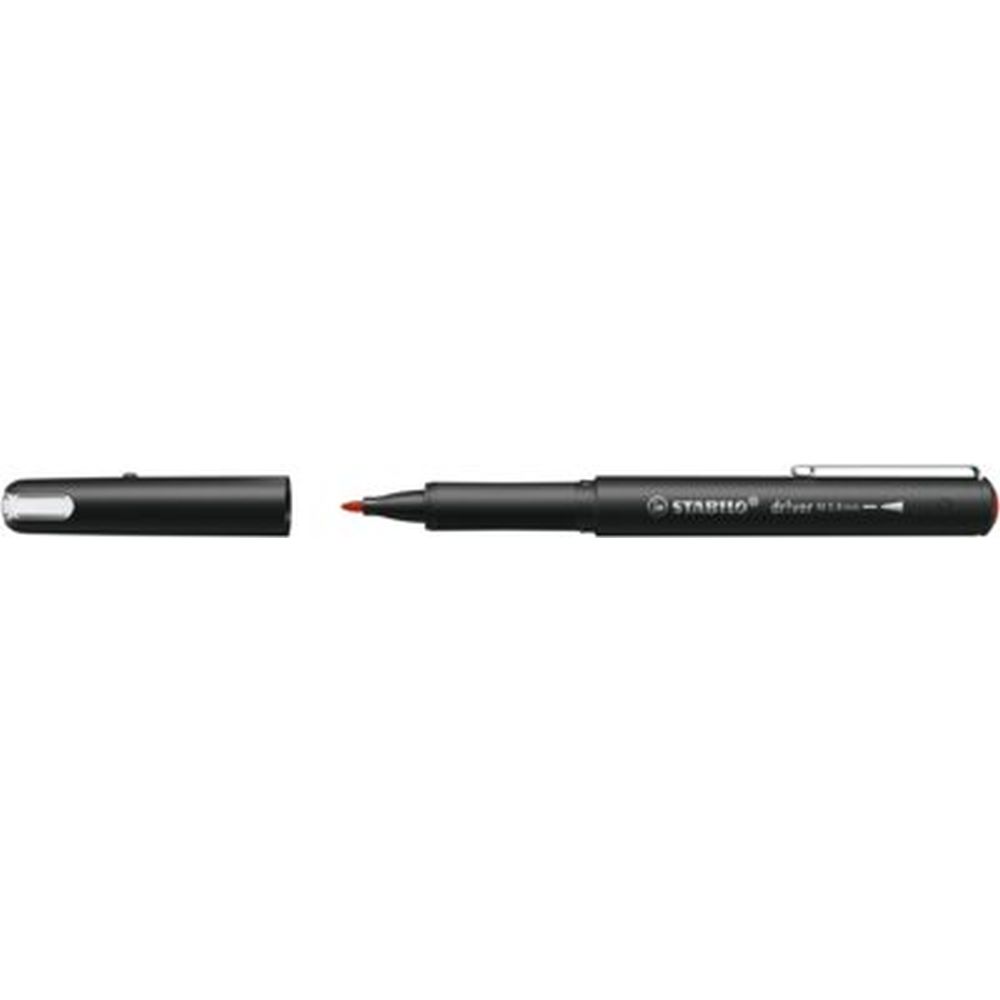 Marker Stabilo dr!ver, 0.8 mm, M, rosu