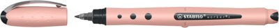 Roller Stabilo worker+NatureCOLORS Wildflower, 0.5 mm, corp blush, culoare de scriere albastru