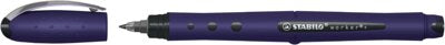 Roller Stabilo worker+NatureCOLORS Wildflower, 0.5 mm, corp prussian blue, culoare de scriere albastru