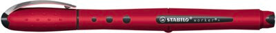 Roller Stabilo worker+NatureCOLORS Wildflower, 0.5 mm, burgundy, culoare de scriere albastru