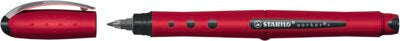 Roller Stabilo worker+NatureCOLORS Wildflower, 0.5 mm, burgundy, culoare de scriere albastru
