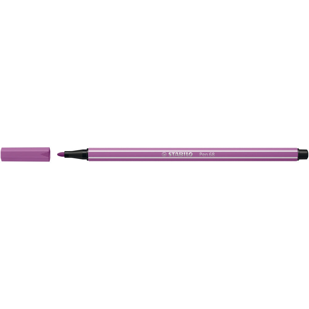 Carioca Stabilo Pen 68 Pastellove, 1 mm, 12 culori / set, etui caton