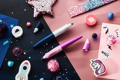 Roller Stabilo EASYoriginal 3D DreamWorld, 0.5 mm, pentru dreptaci, 1 bucata / blister, roz