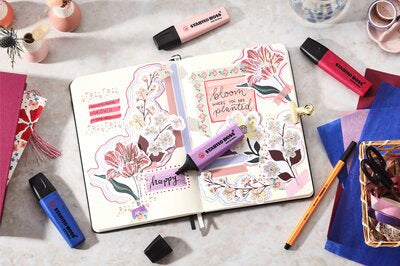 Textmarker Stabilo Boss Original NatureCOLORS Wildflowers, ultramarine