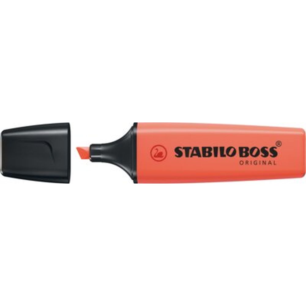 Textmarker Stabilo Boss Original Pastel, mellow coral red