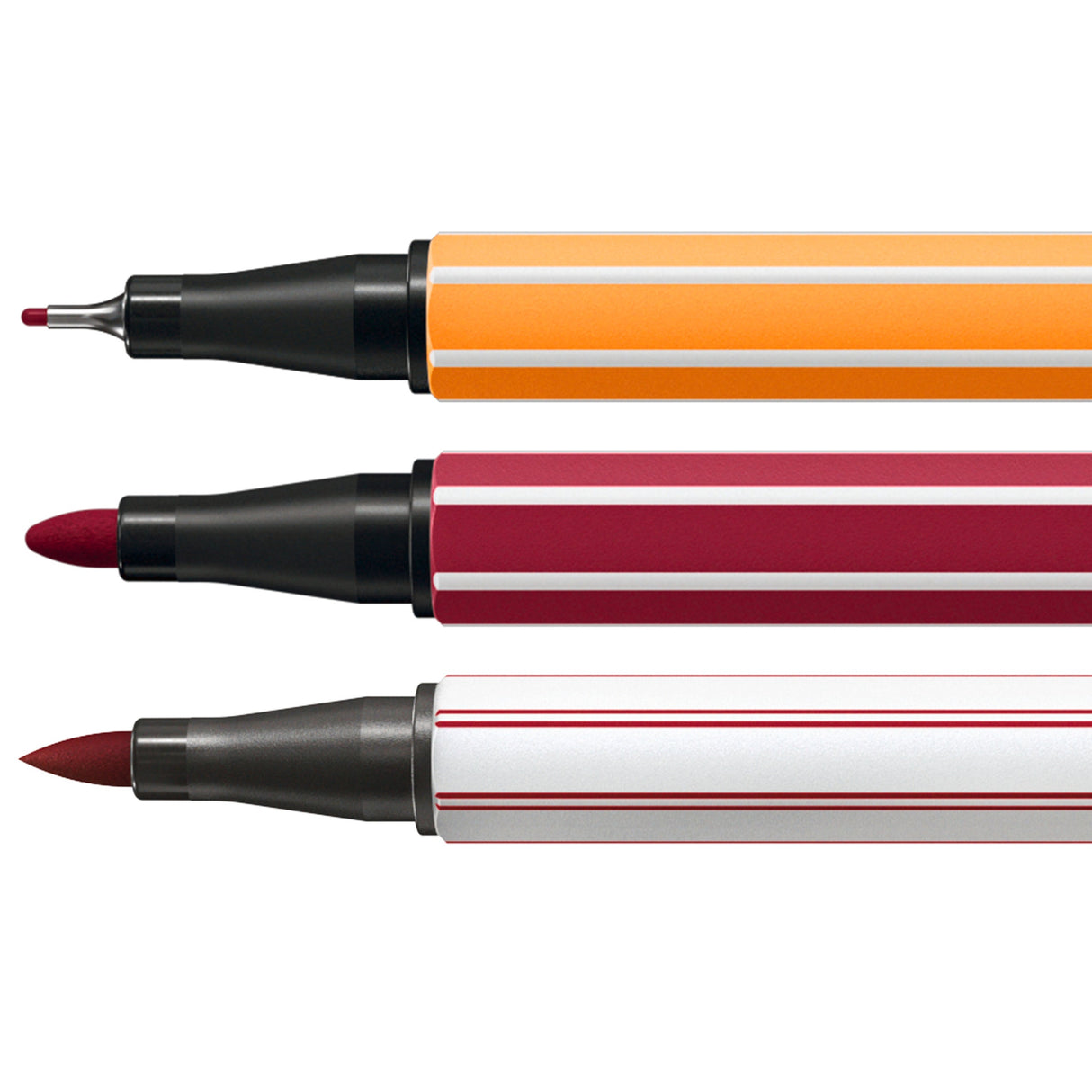Stabilo Pen 68 x 10 culori, Point 88 x 10 culori, Pen 68 Brush x 10 culori, 30 bucati / set, etui carton Arty