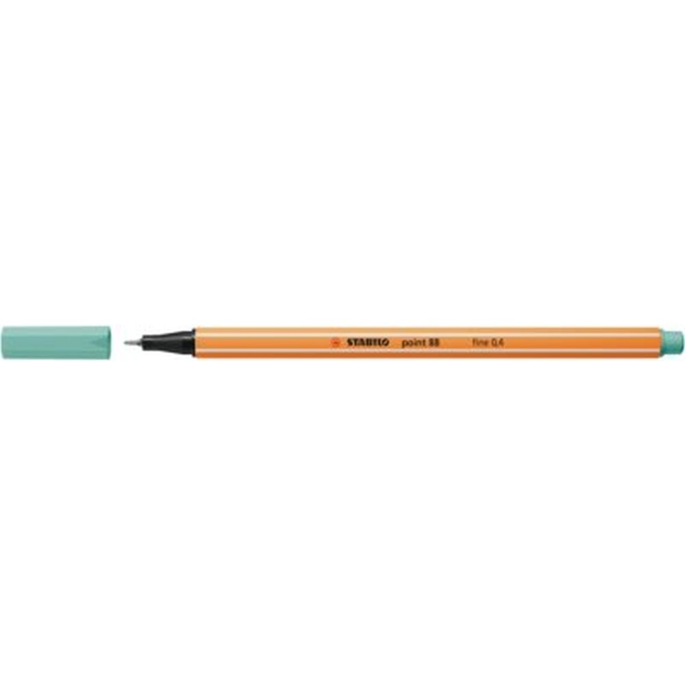 Fineliner Stabilo Point 88, 0.4 mm, verde eucalip