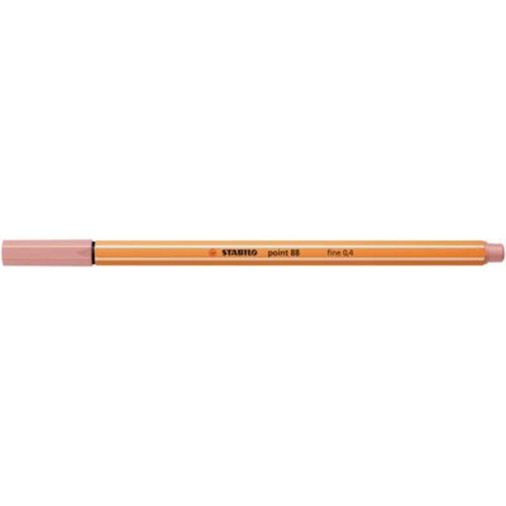 Fineliner Stabilo Point 88, 0.4 mm, roz pudra
