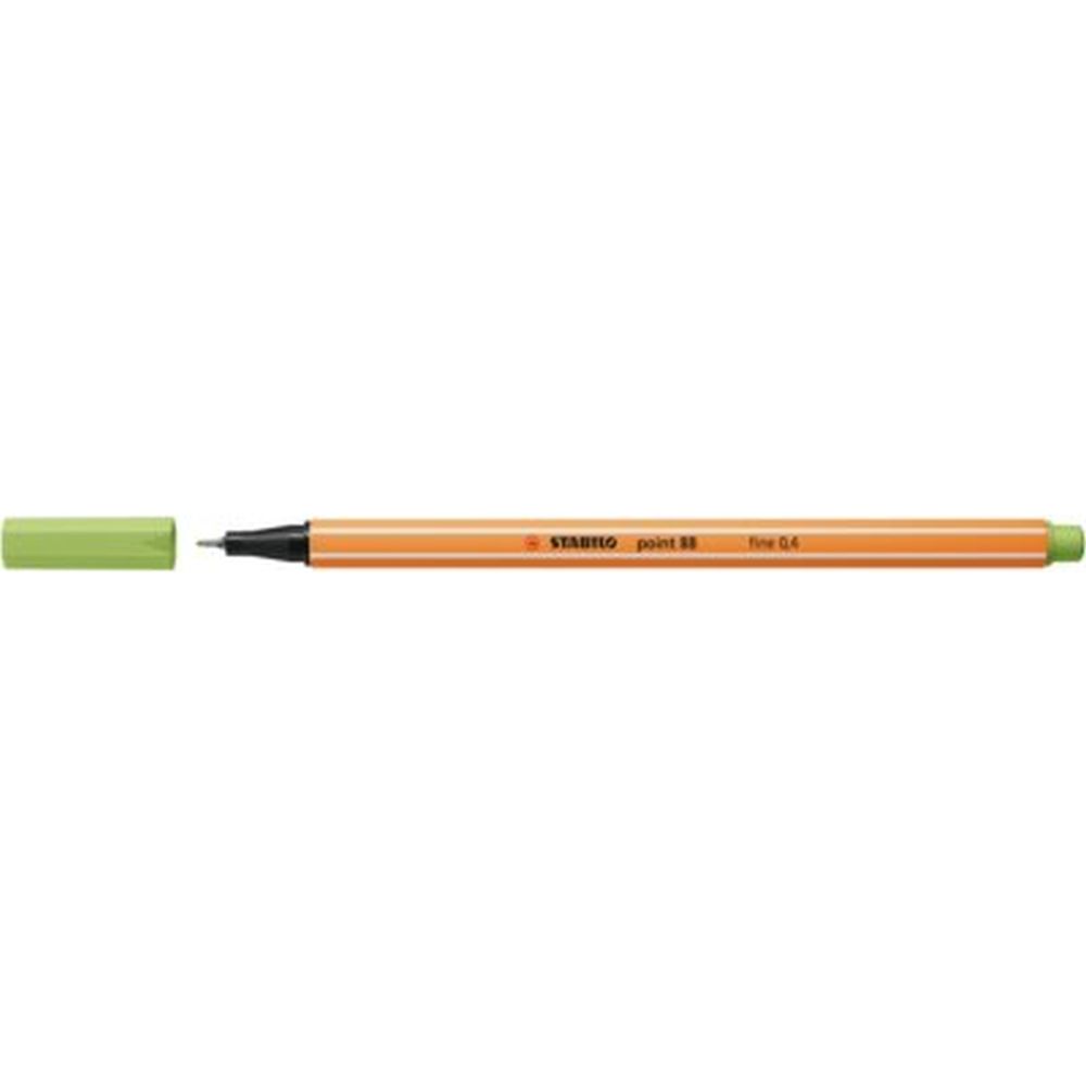 Fineliner Stabilo Point 88, 0.4 mm, verde fistic