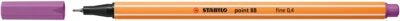 Fineliner Stabilo Point 88, 0.4 mm, mov pruna