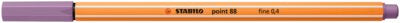 Fineliner Stabilo Point 88, 0.4 mm, gri violet