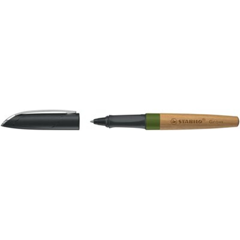 Pix Stabilo Grow, 0.5 mm, M, materiale eco, moss green/oak, blister