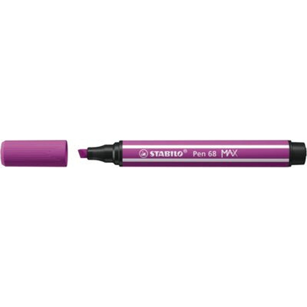 Carioca Stabilo Pen 68 Max, 1-5 mm, 12 culori / set, cutie carton Arty