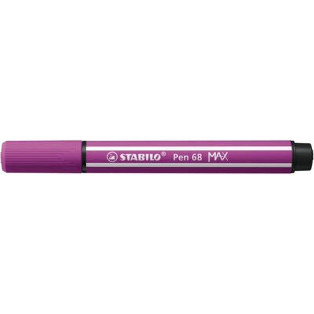 Carioca Stabilo Pen 68 Max, 1-5 mm, 12 culori / set, cutie carton Arty