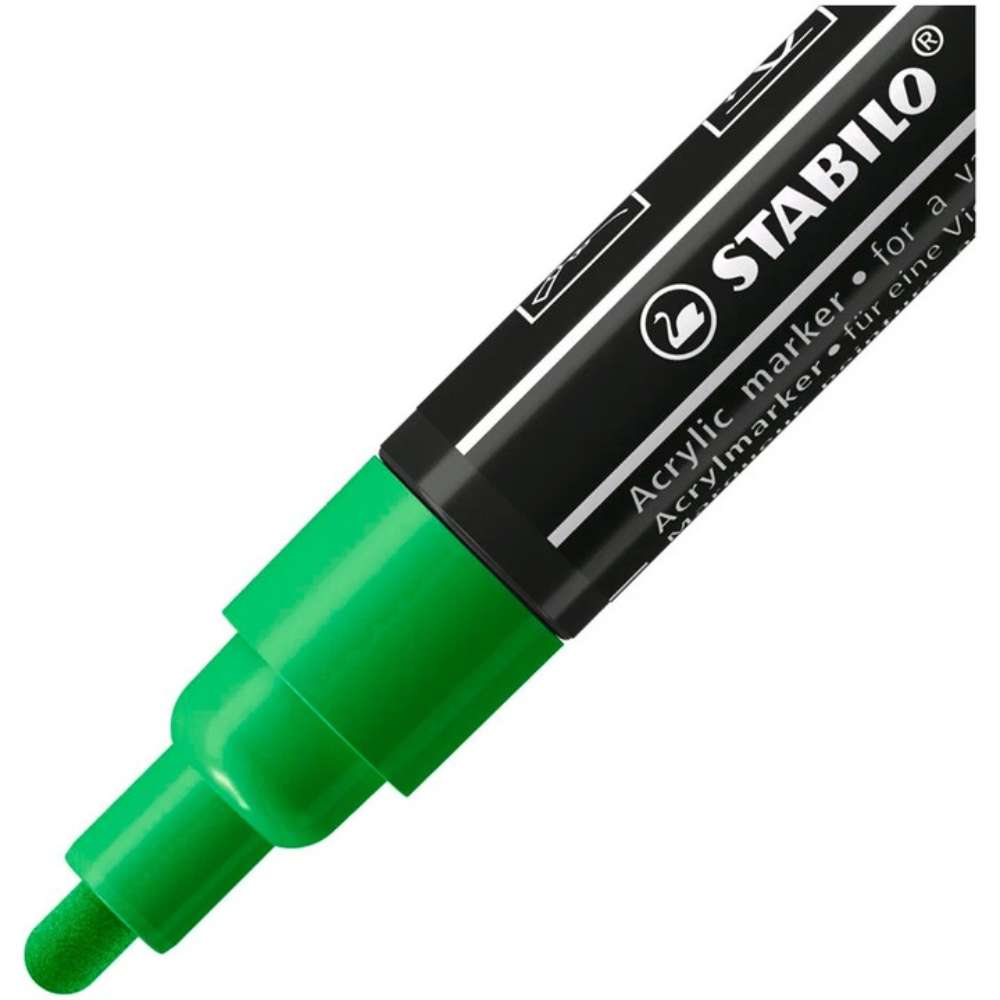 Marker acrilic Stabilo Free Acrylic T300, verde