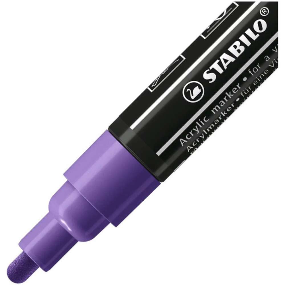 Marker acrilic Stabilo Free Acrylic T300, violet