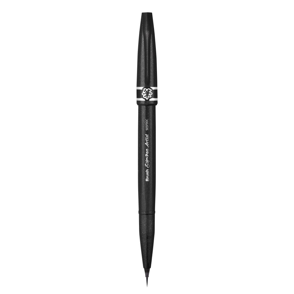 Pensula Pentel Brush Sing Pen Artist SESF30C, ultra fina,negru