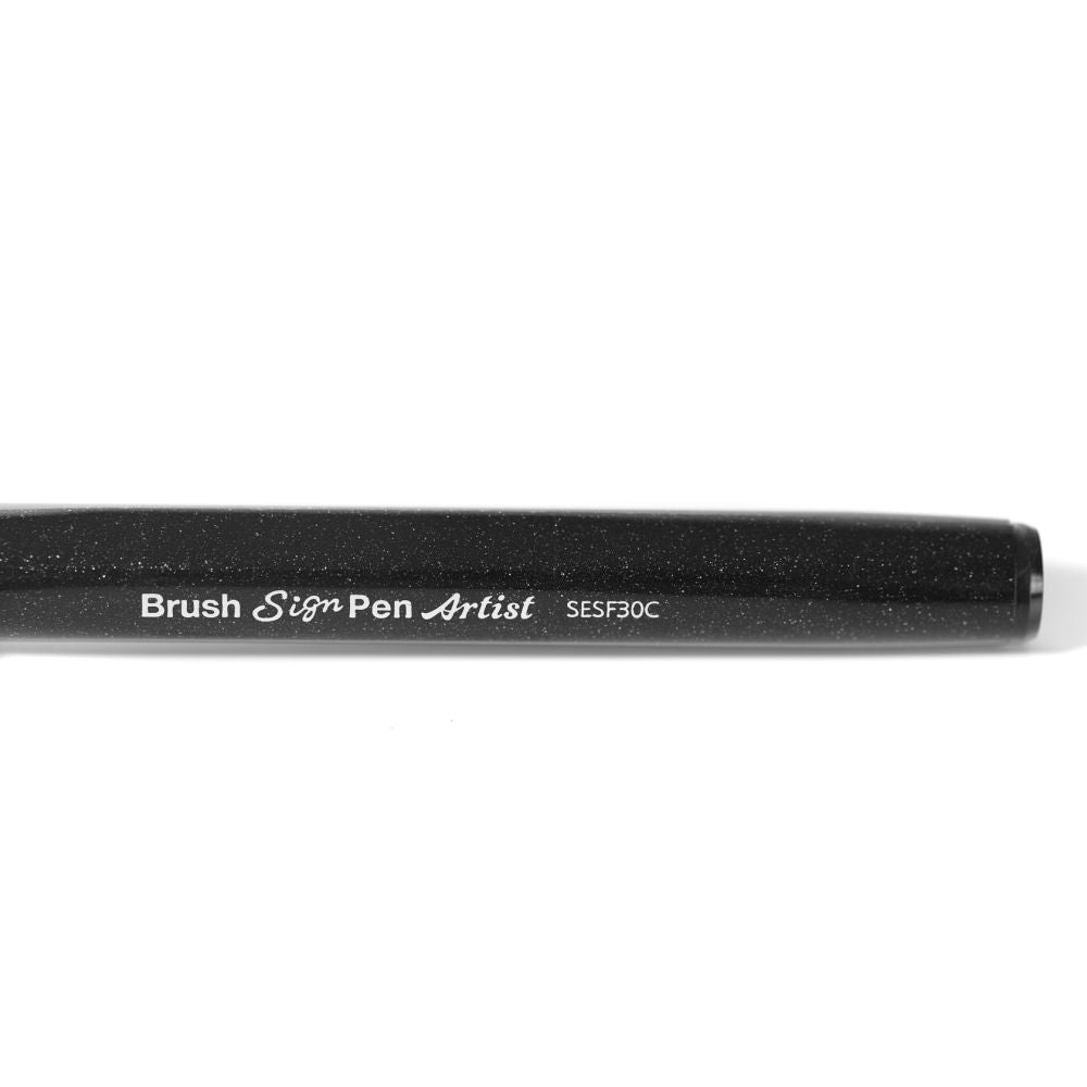 Pensula Pentel Brush Sing Pen Artist SESF30C, ultra fina,negru