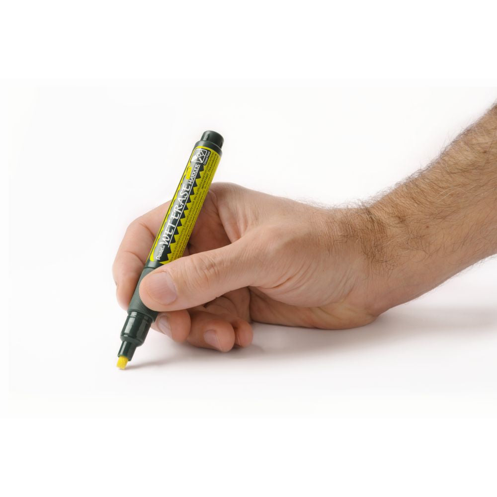 Creta lichida Pentel SMW26, varf tesit, 2 - 4 mm, galben