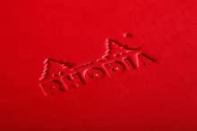 Agenda A5 160 pagini Rhodia mov, dictando, coperta flexibila Agenda Rhodia