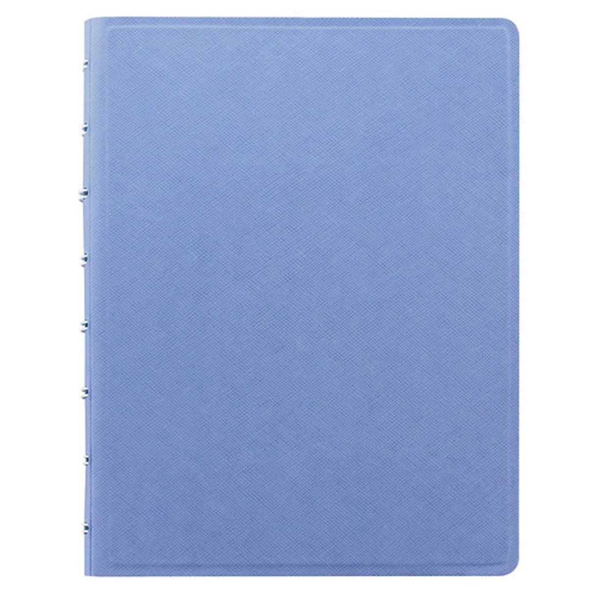 Agenda Notebook A5 FILOFAX Saffiano albastru vista cu spirala si rezerve Agenda Filofax