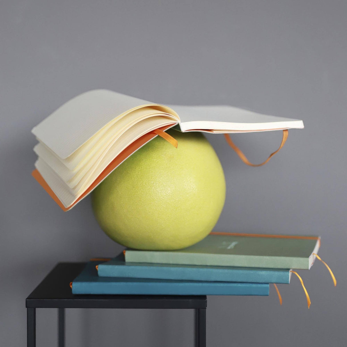 Agenda A5 160 pagini Rhodia verde inchis celadon, dictando, coperta flexibila Agenda Rhodia