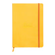 Caiet Agenda A5 Rhodiarama narcisa, liniat, hartie ivory, cu coperta flexibila Agenda Rhodia