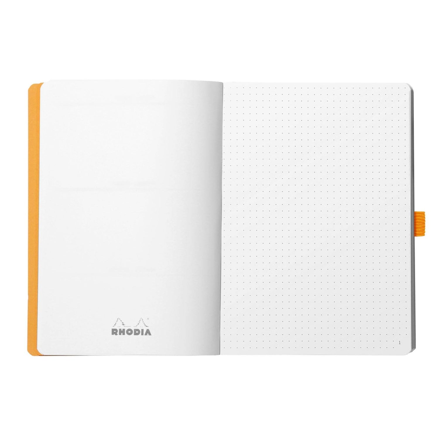 Agenda Lux A5 anason punctat alb fides cu coperta moale Agenda Rhodia