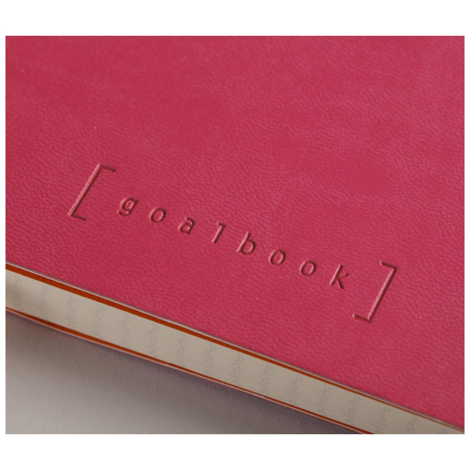 Agenda necartonat A5 raspberry punctat alb fides cu coperta moale Agenda Rhodia