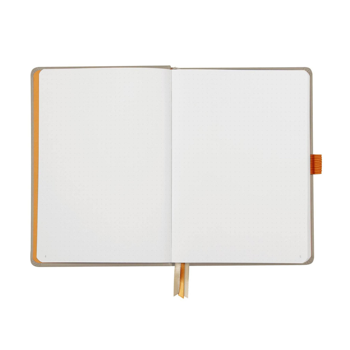 Agenda Lux Goal Book A5 bej punctata cu coperta rigida Agenda Rhodia