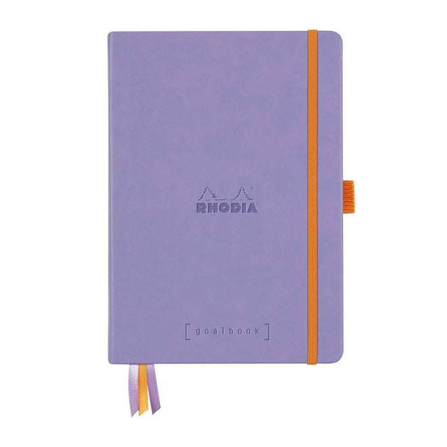 Agenda Lux Goal Book A5 liliac punctata cu coperta rigida Agenda Rhodia